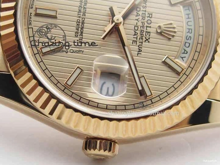 RG Best RG 228239 40mm Edition Day-Date RG Bracelet Dial Noob 1:1 President On A3255 0404